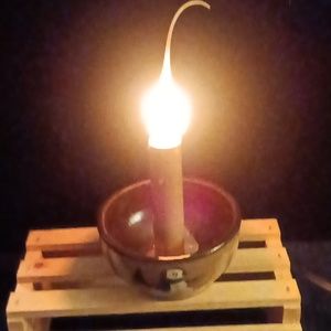 Handmade Electric Stoneware Candle